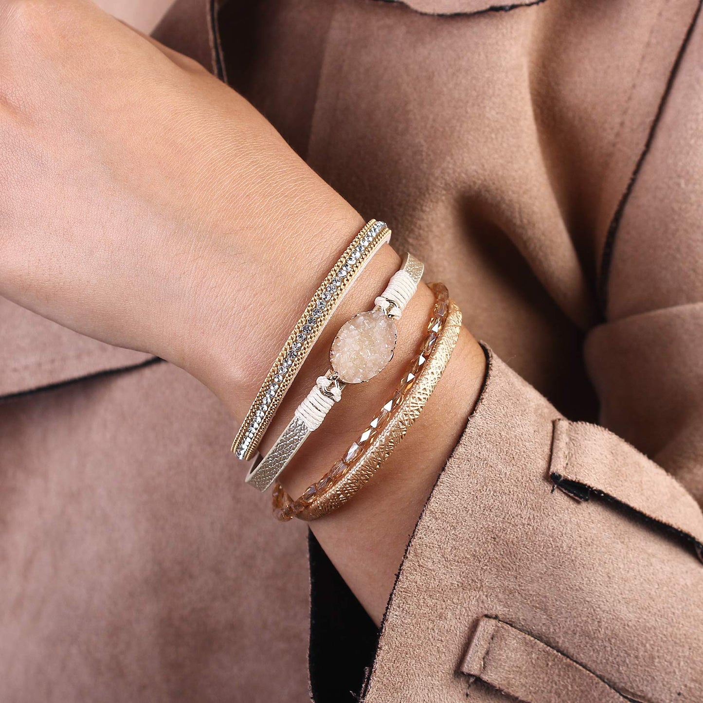 Till min Dotter - Stenarmband