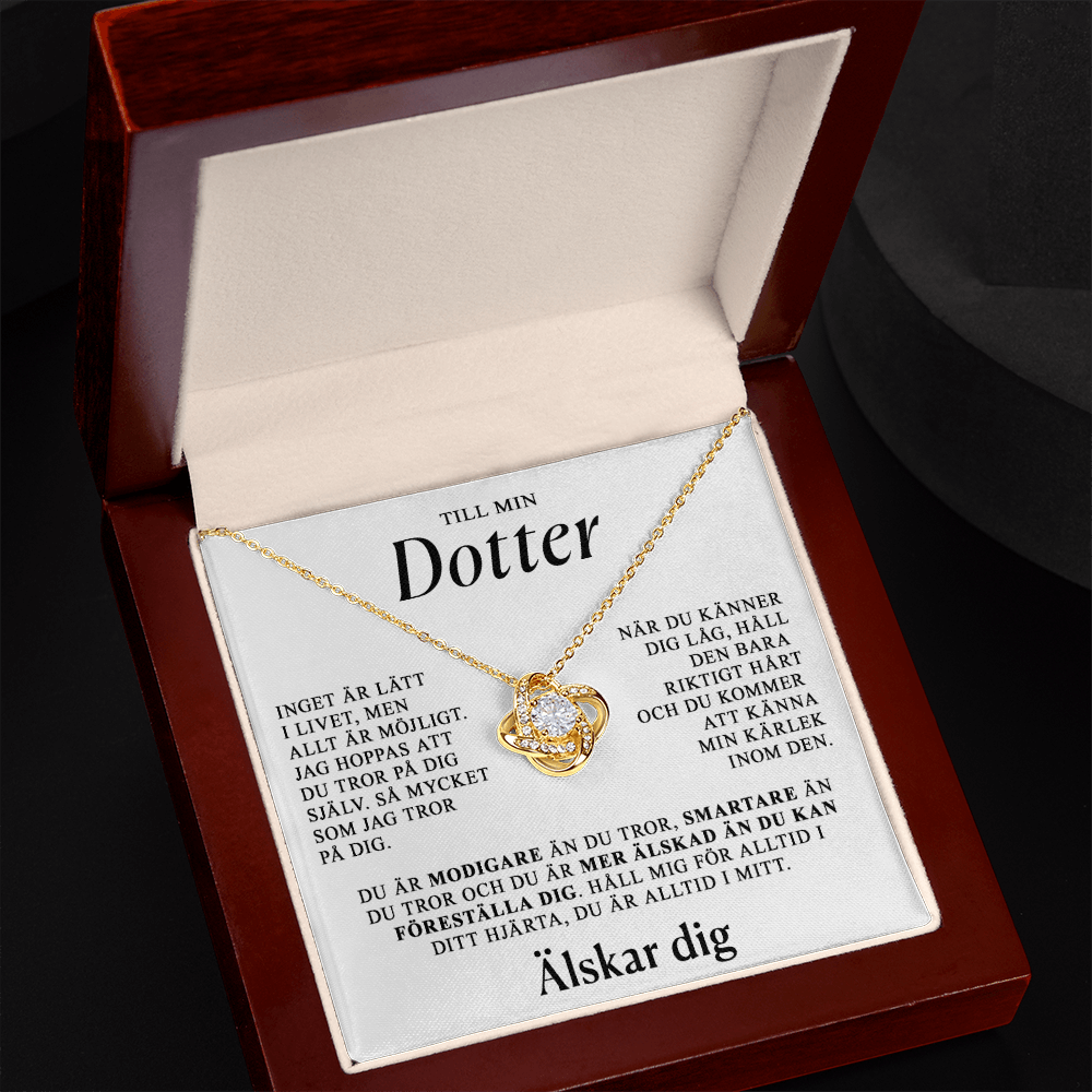 Dotter halsband - För alltid i mitt hjärta