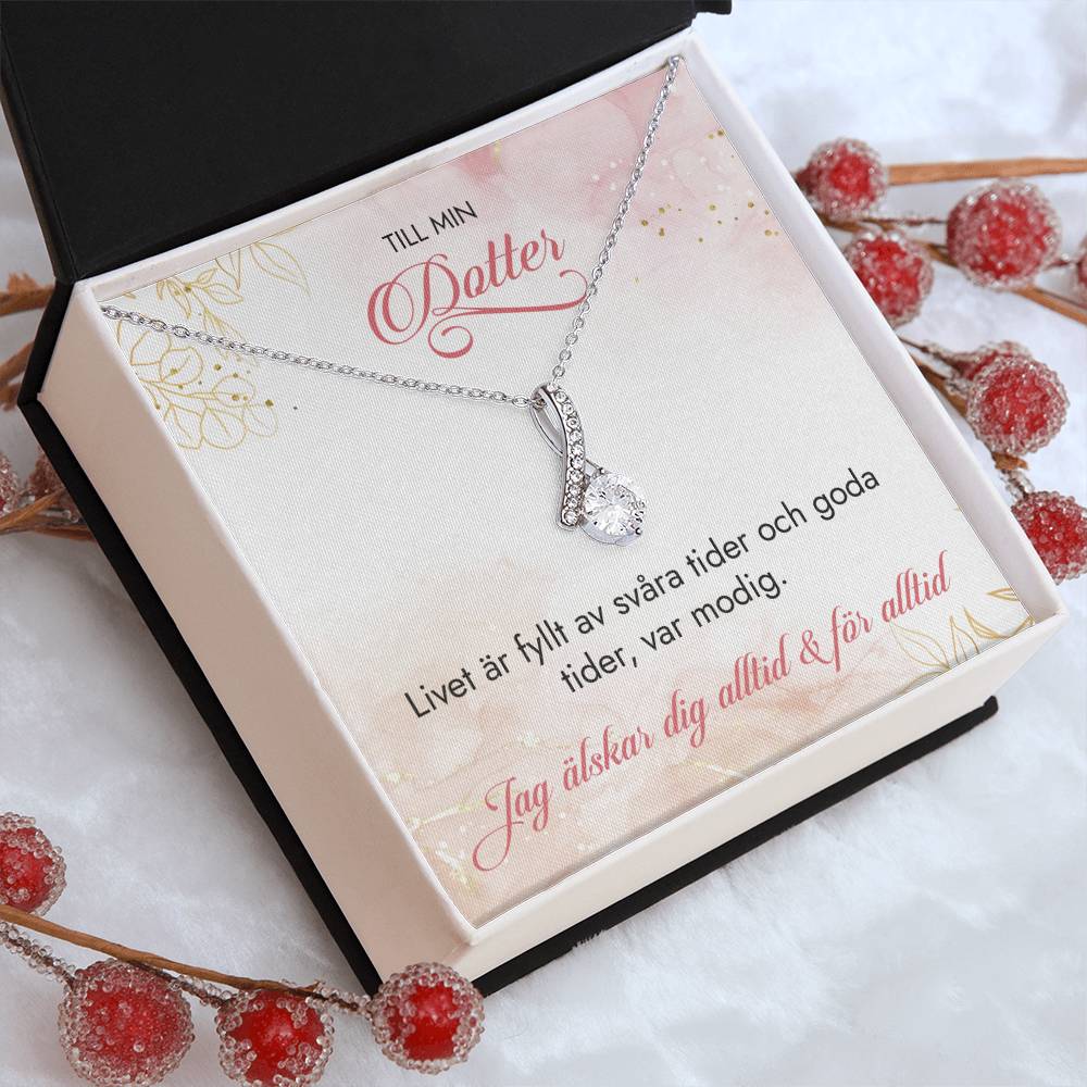 Till min Dotter - Ljus halsband