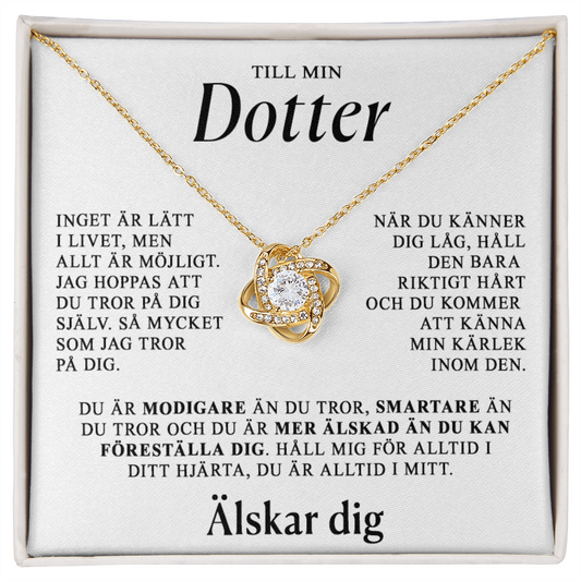 Dotter halsband - För alltid i mitt hjärta